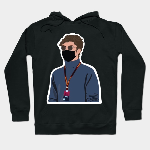 Pierre Gasly at the 2020 German Grand Prix at the Nurburgring Hoodie by royaldutchness